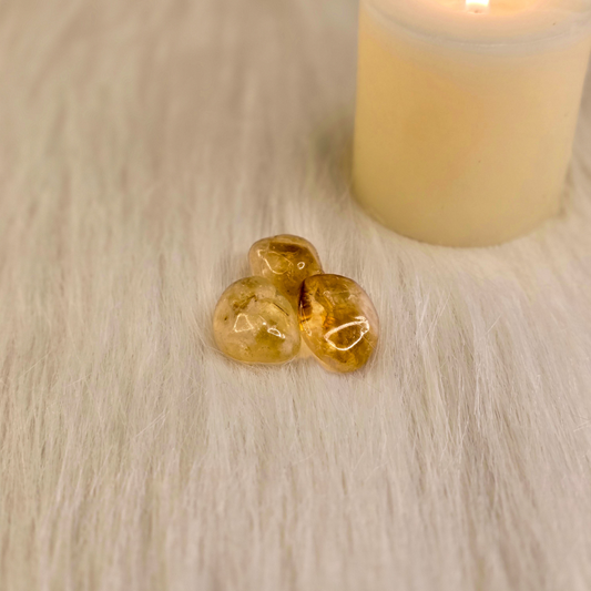 Original Citrine Tumble, Crystal Healing, Success