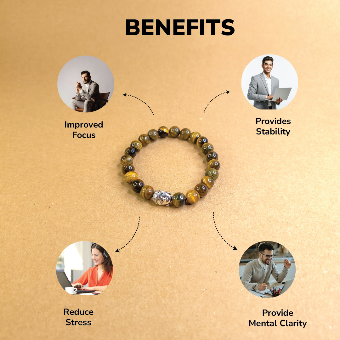 Concentration & Focus Bracelet (Original Tiger Eye)