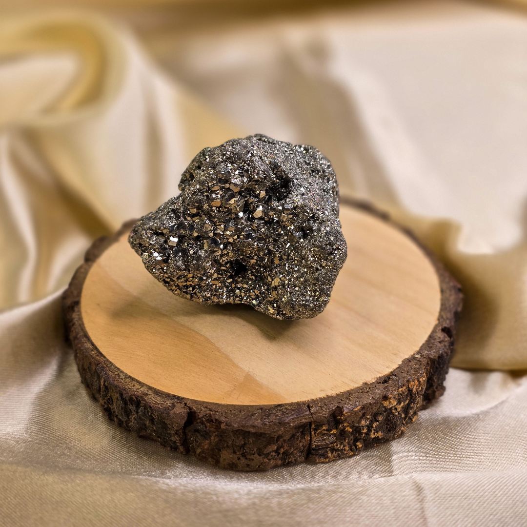 Money Magnet Cluster (Original Pyrite Stone)