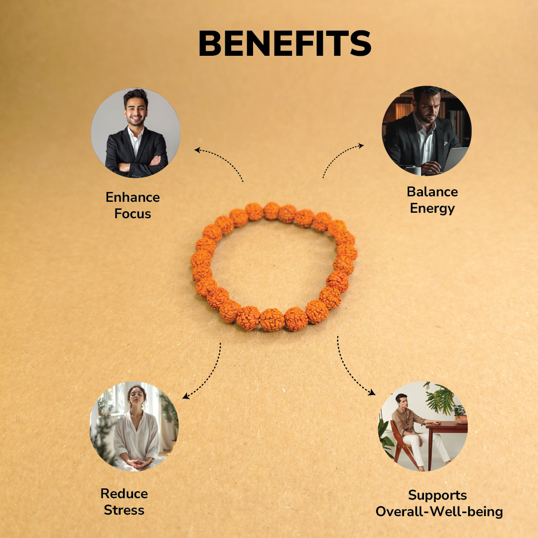 5 Mukhi Rudraksha Bracelet