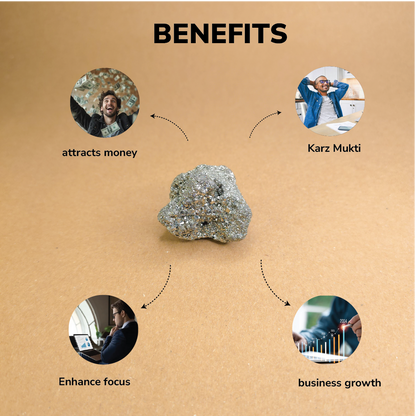 Money Magnet Cluster (Original Pyrite Stone)