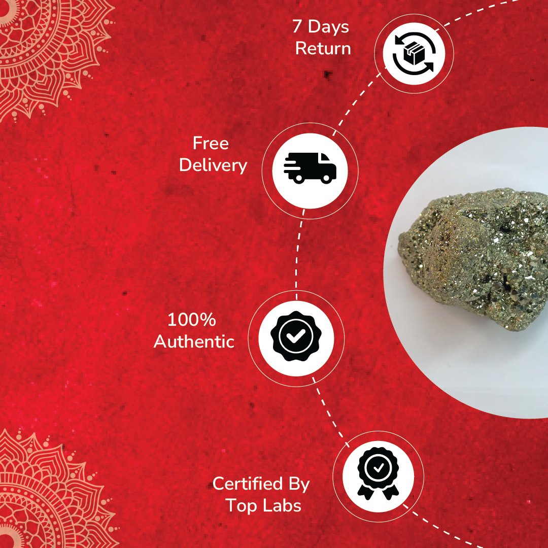Money Magnet Cluster (Original Pyrite Stone)